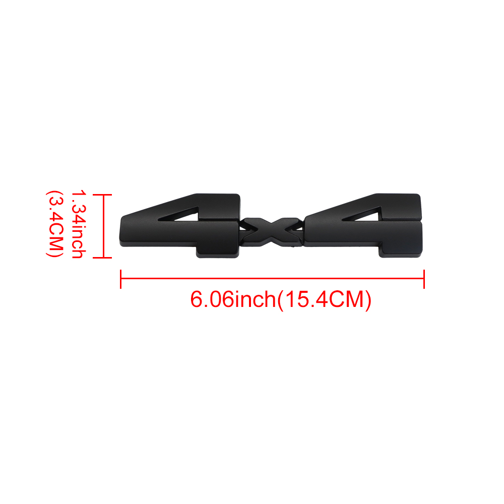 5PCS 2022-2025 Tundra 4X4 SR5 Plastic Door Side Rear Trunk Overlay Emblem Matte Black Toyota