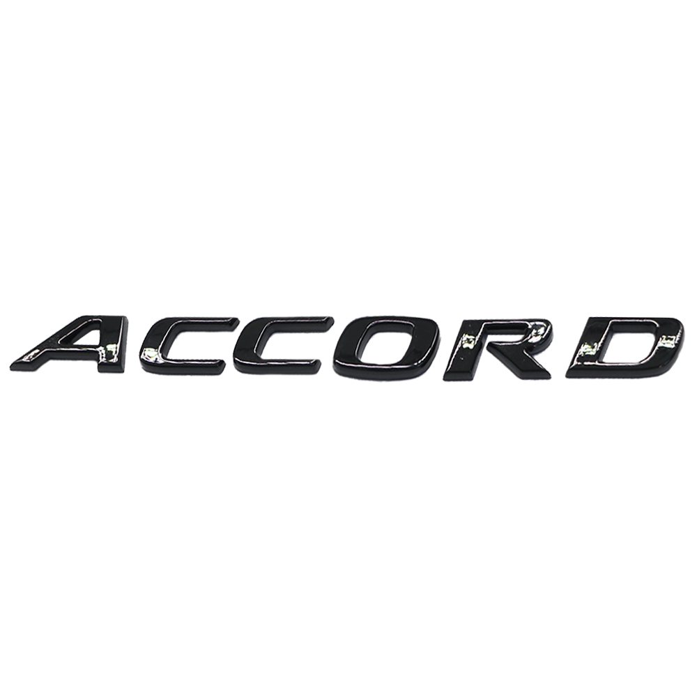 2Pcs 2018-2021 Accord ABS Plastics Rear Adhesive Letter Gloss Black Honda 08F20-TVA-100