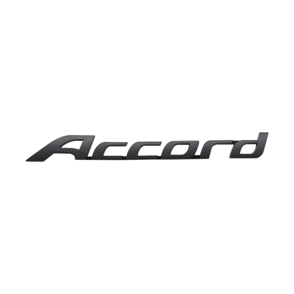 1Pcs 2008-2017 Accord ABS Plastics Rear Tailgate Letter Matte Black Honda 75722-T2A-A01