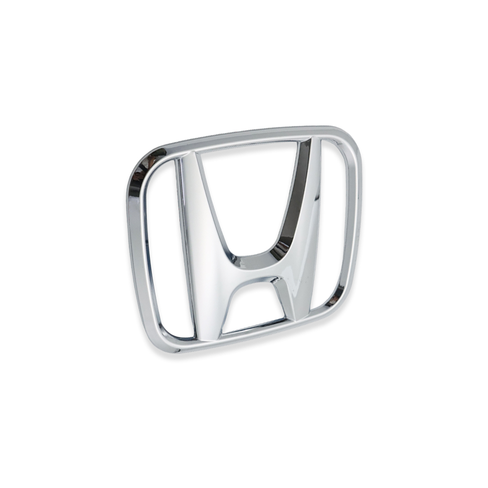 1PC 18-21 Accord 12-21 CRV 16-18 Pilot Plastic Front Grille Emblem Gloss Chrome Honda 75700-SZW-000