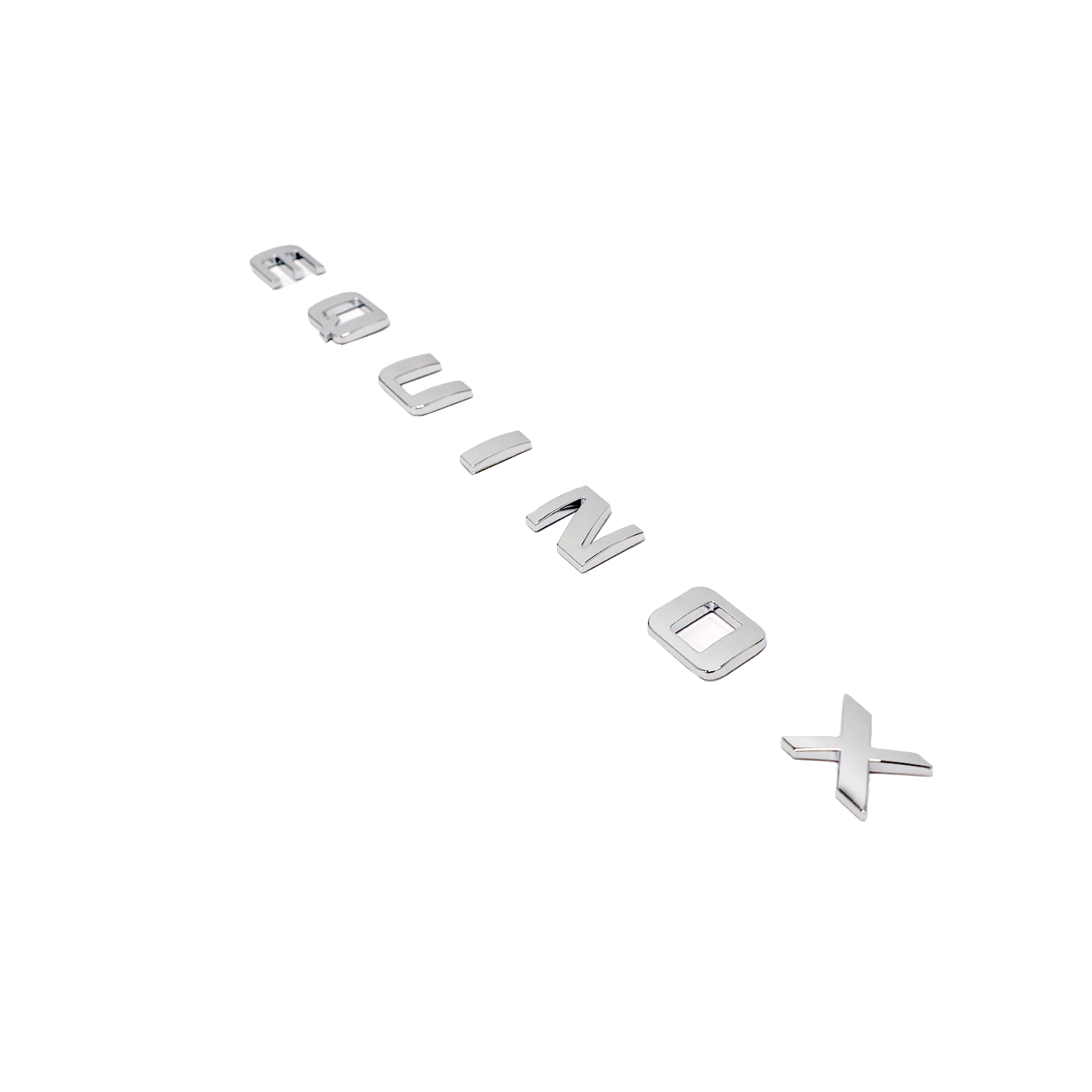 1PC Equinox Plastic Front Left Right Door Letters Chrome Chevrolet 84569055 84121293