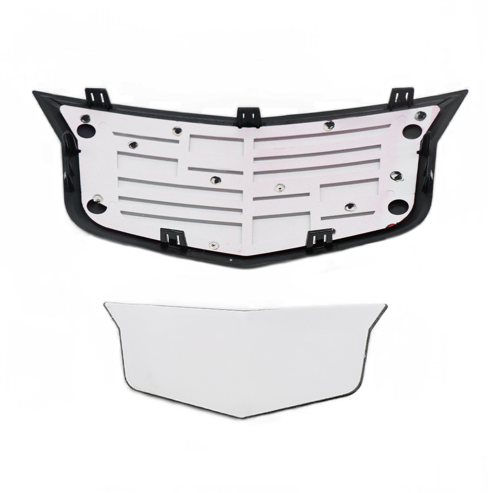 2PCS 2015-2017 XTS CT6 XT5 ATS Plastic Front Grille Rear Trunk Emblem Black Color Cadillac