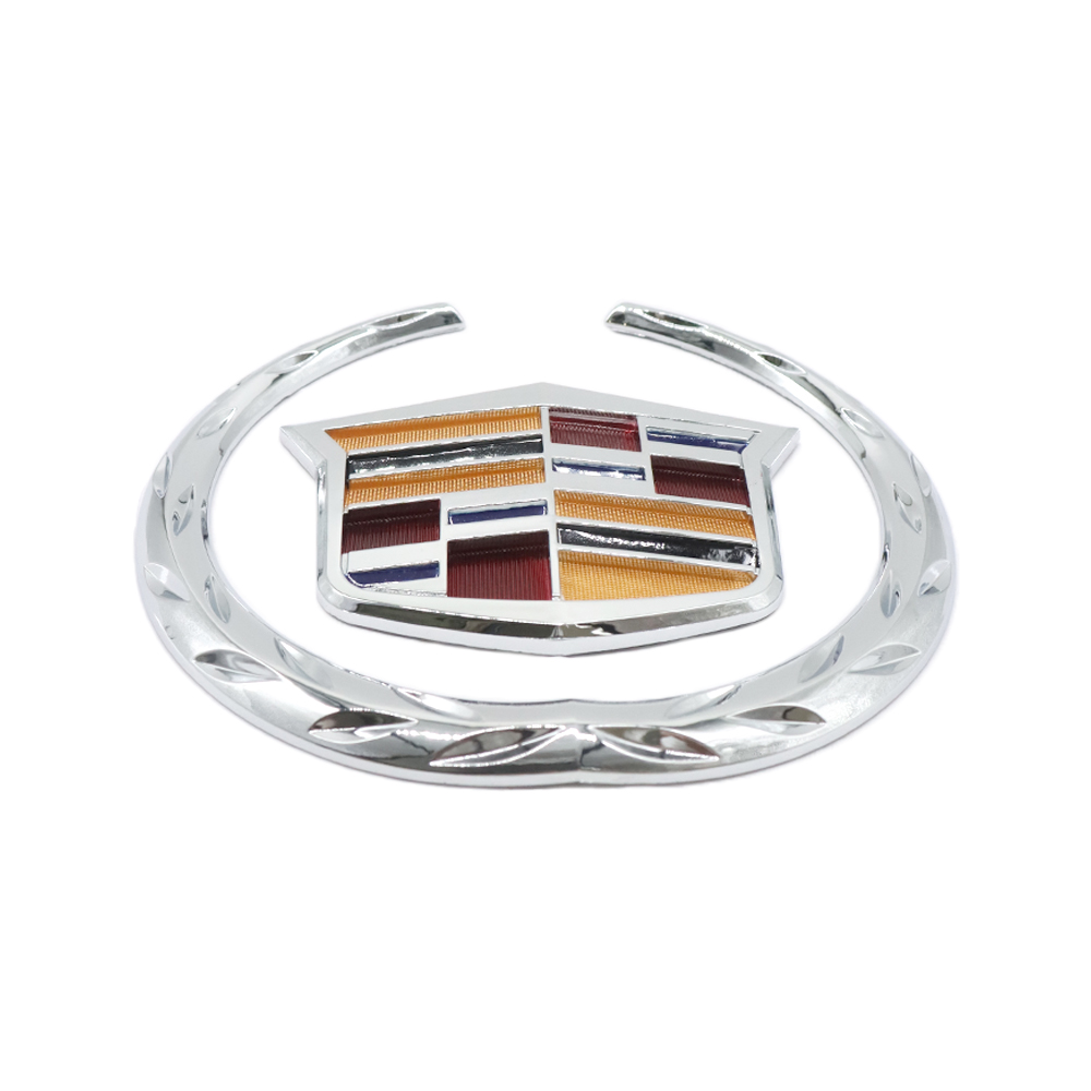 1Pc Escalade SRX CTS CT6 ATS ABS Plastic Front Grille Emblem Chrome Cadillac 