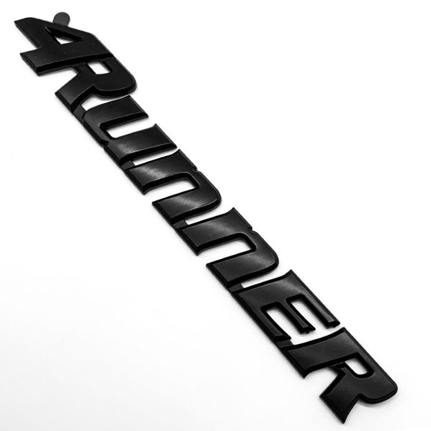 1PC 1996-2002 4Runner ABS Plastic Letter Rear Tailgate Trunk Matte Black Toyota 75445-35060