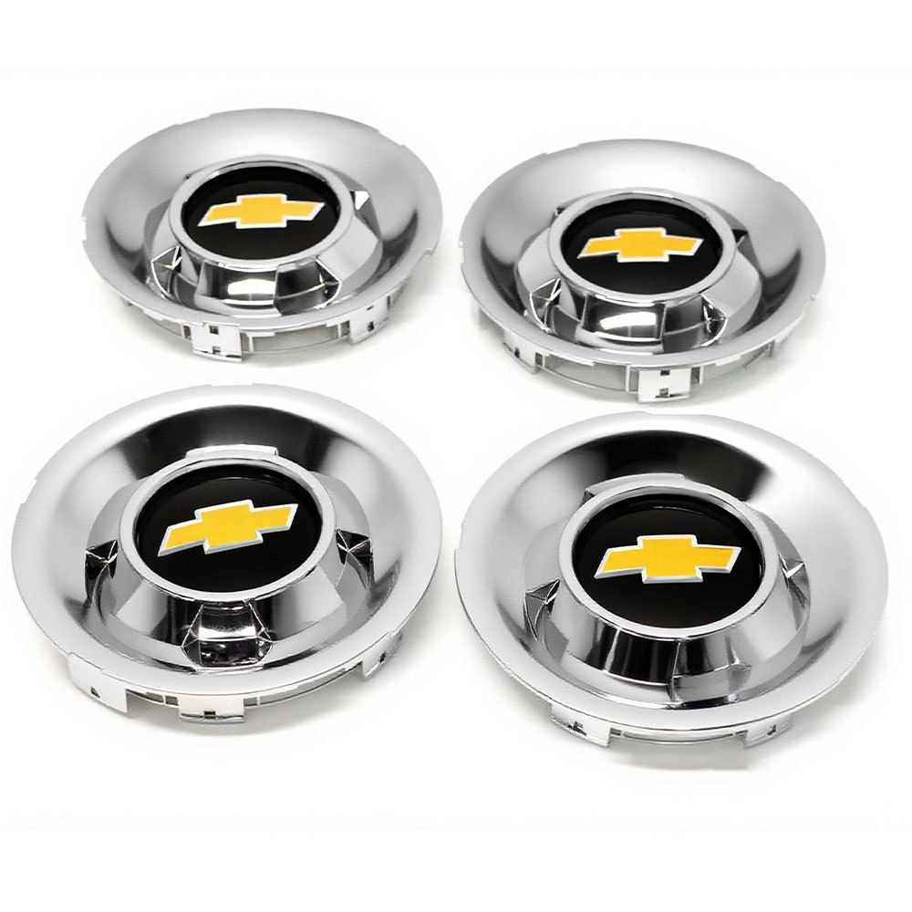 4PCS 2009-2014 Silverado Tahoe Suburban Avalanche Plastic Wheel Center Hub Cap Chrome Chevrolet 9597345