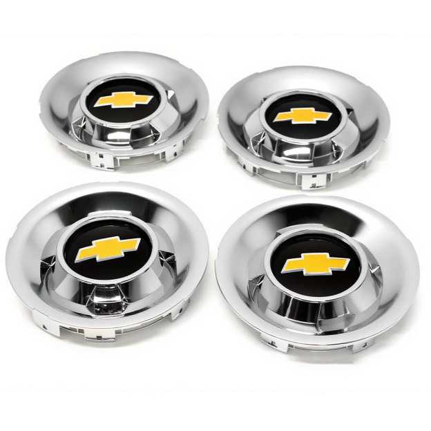 4PCS 2009-2014 Silverado Tahoe Suburban Avalanche Plastic Wheel Center Hub Cap Chrome Chevrolet 9597345