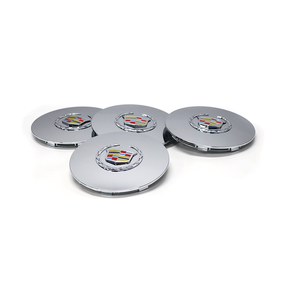4Pcs 2003-2006 Escalade ESV EXT Plastic Polished Wheel Center Hub Caps Chrome Cadillac 9594878 197mm