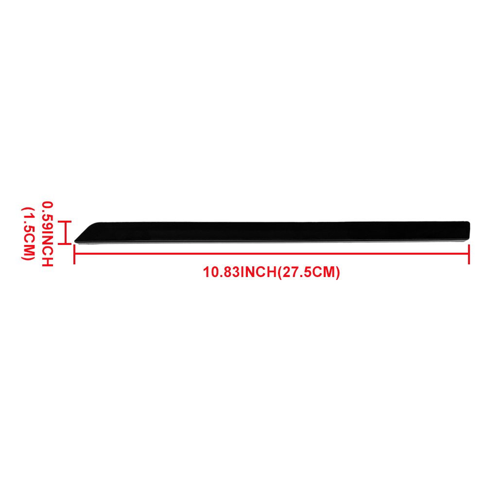 2PCS 2020-2023 4Runner ABS Plastic Front Grill Trim Insert Strip Matte Black Toyota