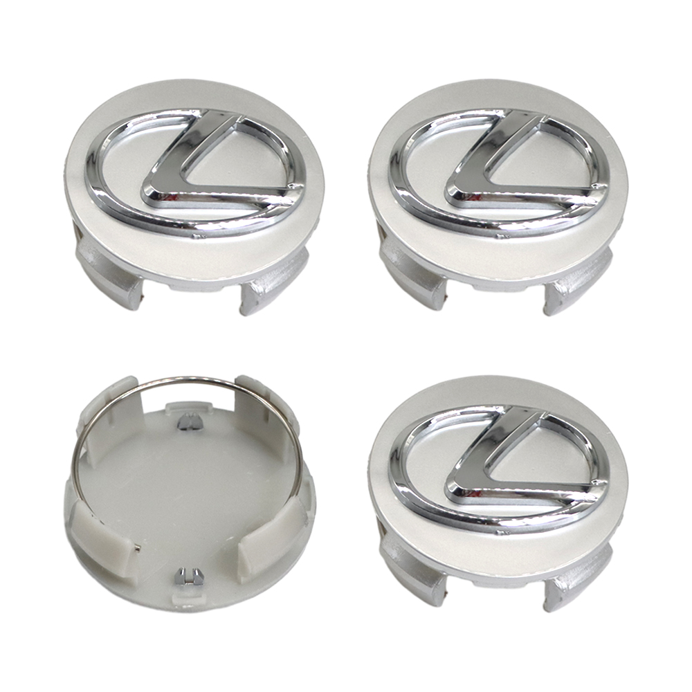4pcs 2006–2015 IS250 Plastic Wheel Center Hub Caps 62mm Chrome Toyota 42603-50300