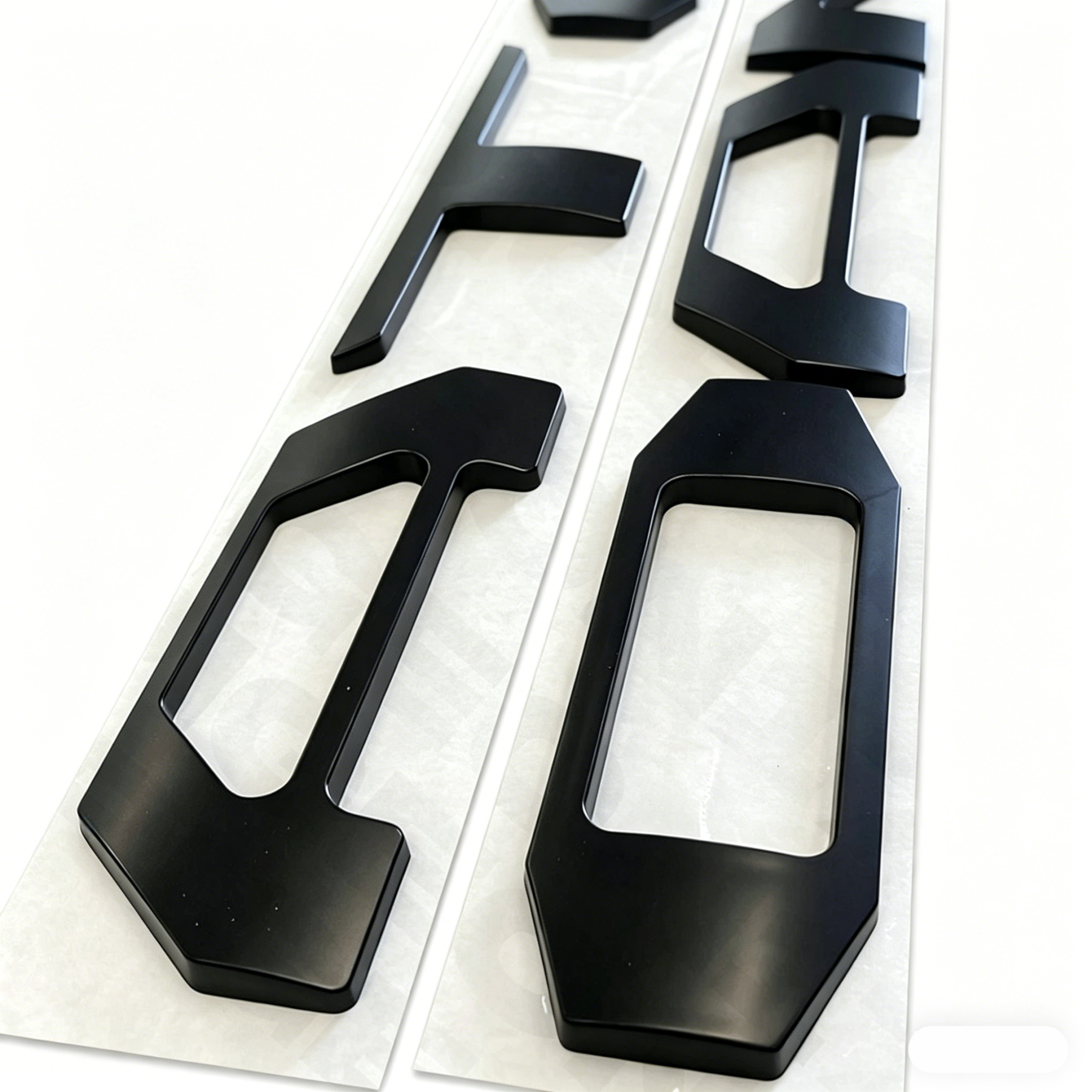 1 Set 2016-2023 Tacoma Abs Plastic Tailgate Letters Matte Black Toyota 