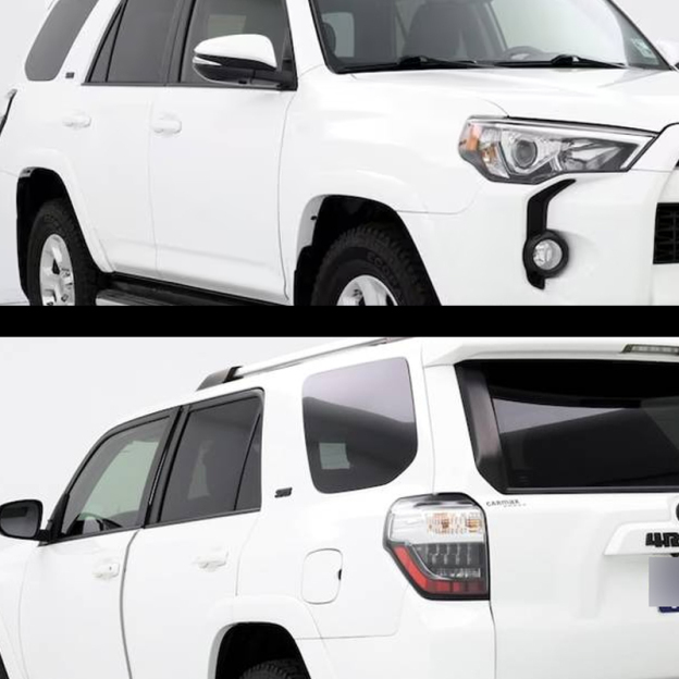 2PCS Tacoma Tundra Sequoia 4Runner ABS Plastic SR5 Letter Side Door Fender Matte Black Toyota 75455-0C050