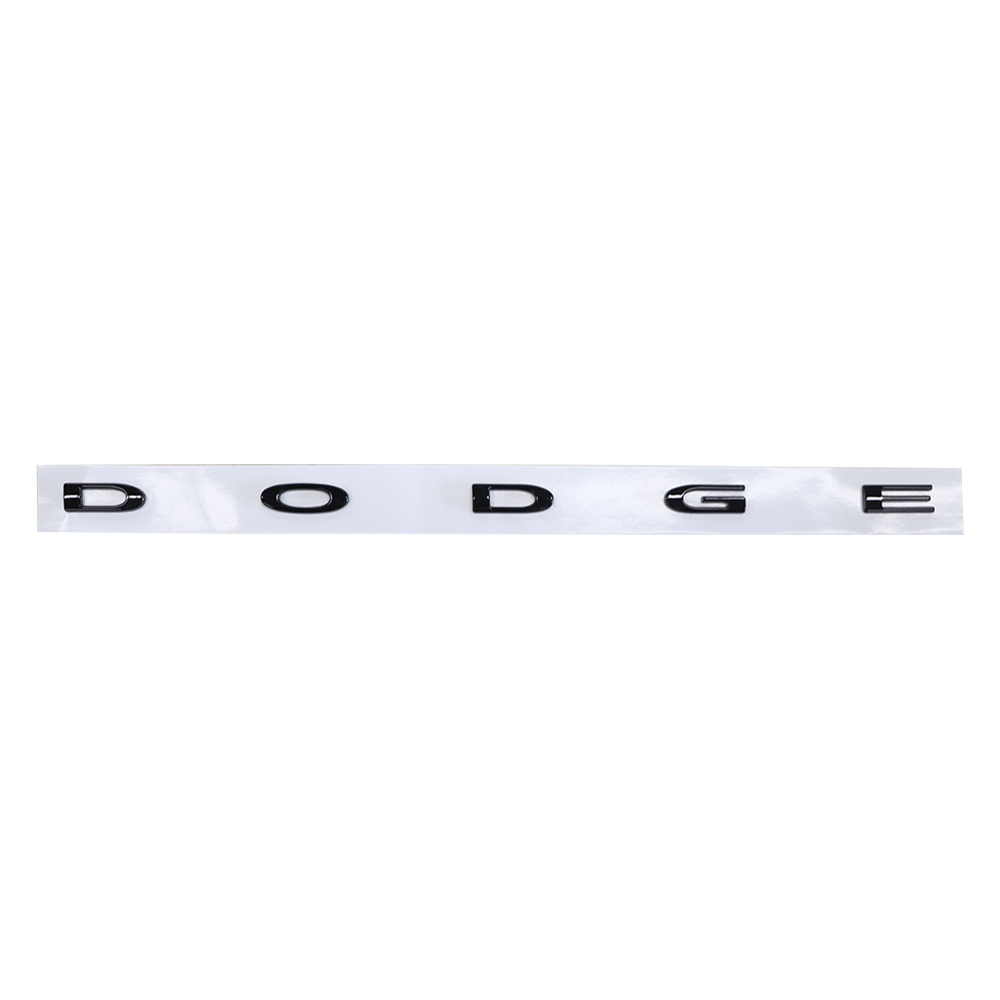 For 2014-2023 Dodge Charger Durango ABS Rear Tailgate Trunk Lid Letter Gloss Black Dodge 68526269AA