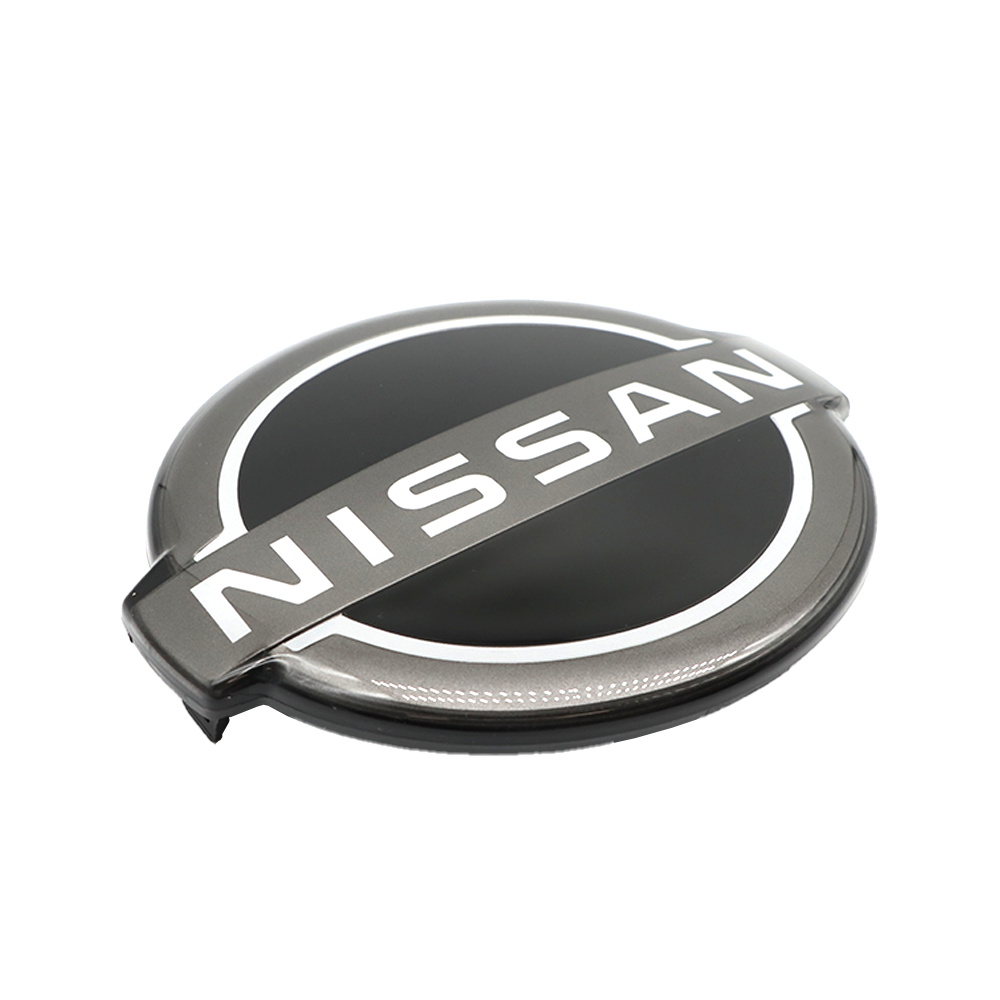 For Rogue Qashqai X-Trail Kicks Sentra ABS Front Grille Emblem Black Grey 62890-7FW0B