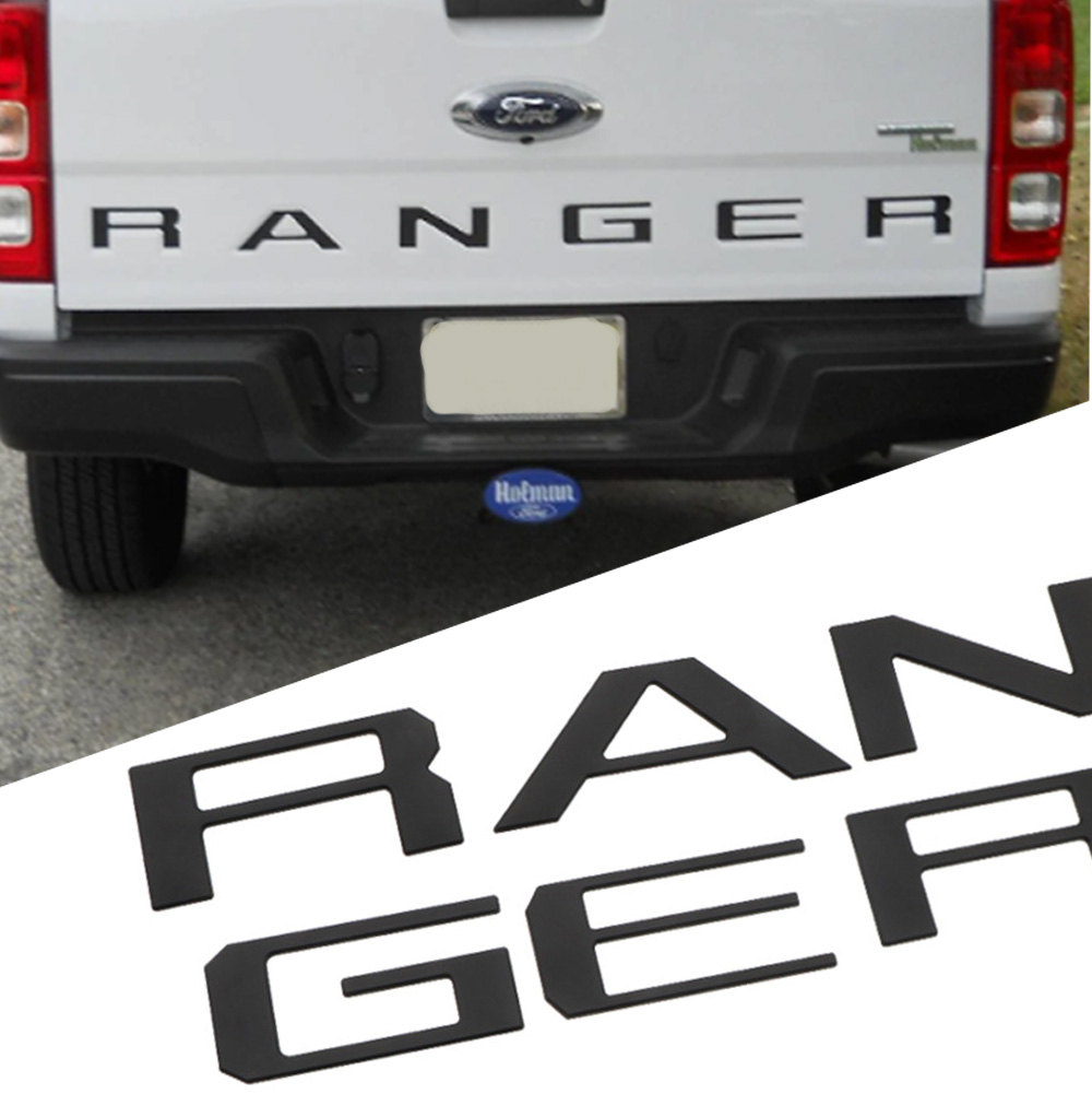 2019-2022 Ranger Letter ABS Matte Black Ford VKB3Z-9942528-B