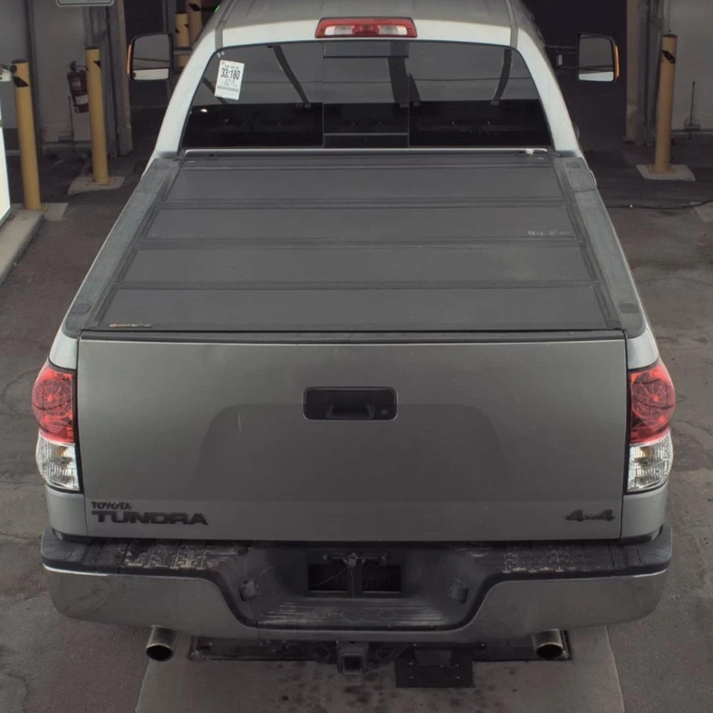 4pcs 2007-2013 Tundra Plastic Door Side Rear Tailgate Overlay Emblem Kits Matte Black Toyota PT948-34181-02