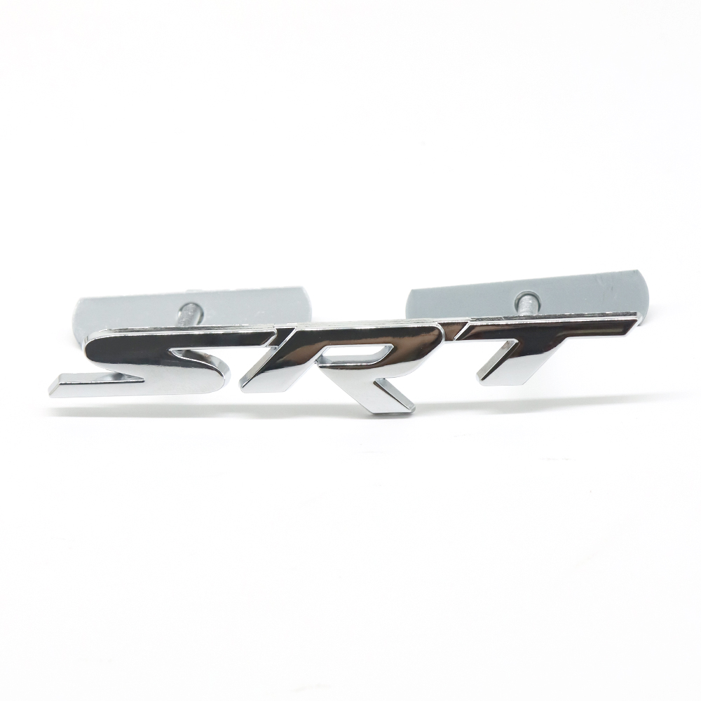 For Charger Challenger Durango 3D Metal SRT HellCat Scat pack Front Grille Chrome Badge Dodge
