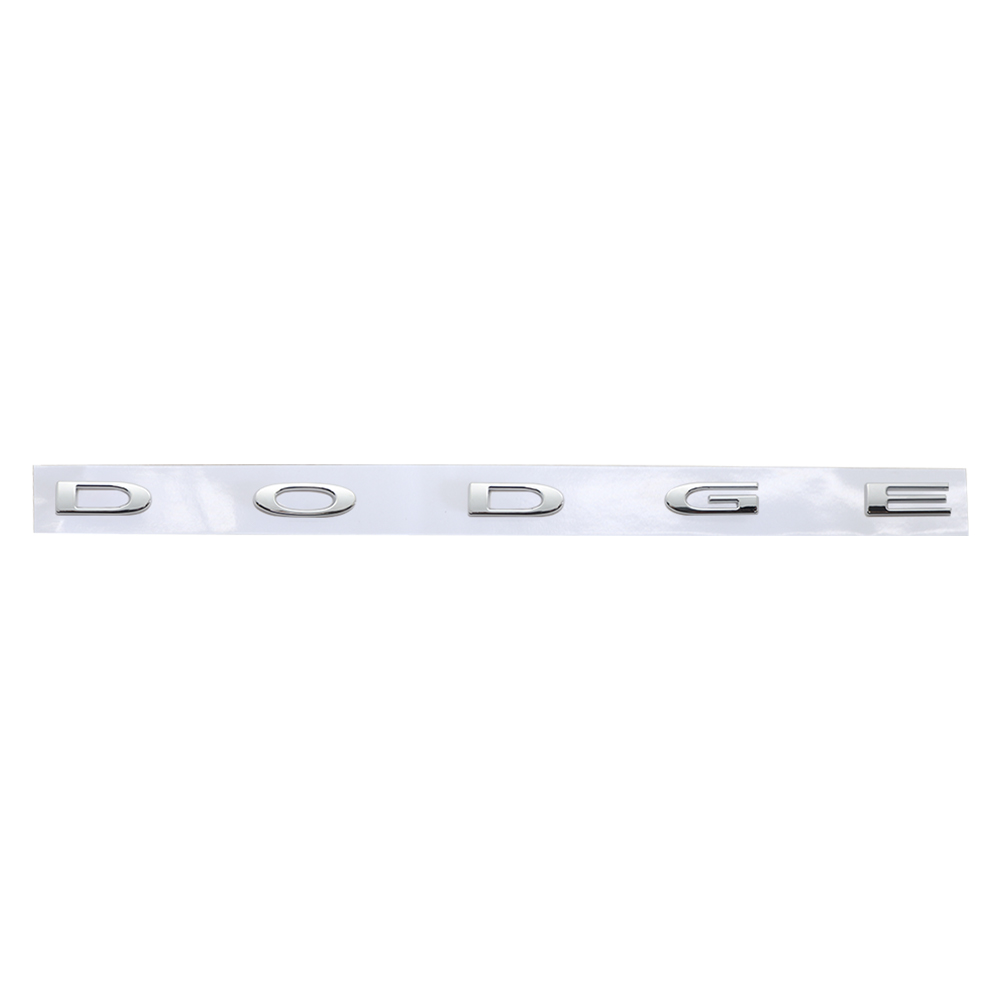 For 2014-2023 Dodge Charger Durango ABS Rear Tailgate Trunk Lid Letter Gloss Silver Dodge 68081675AB