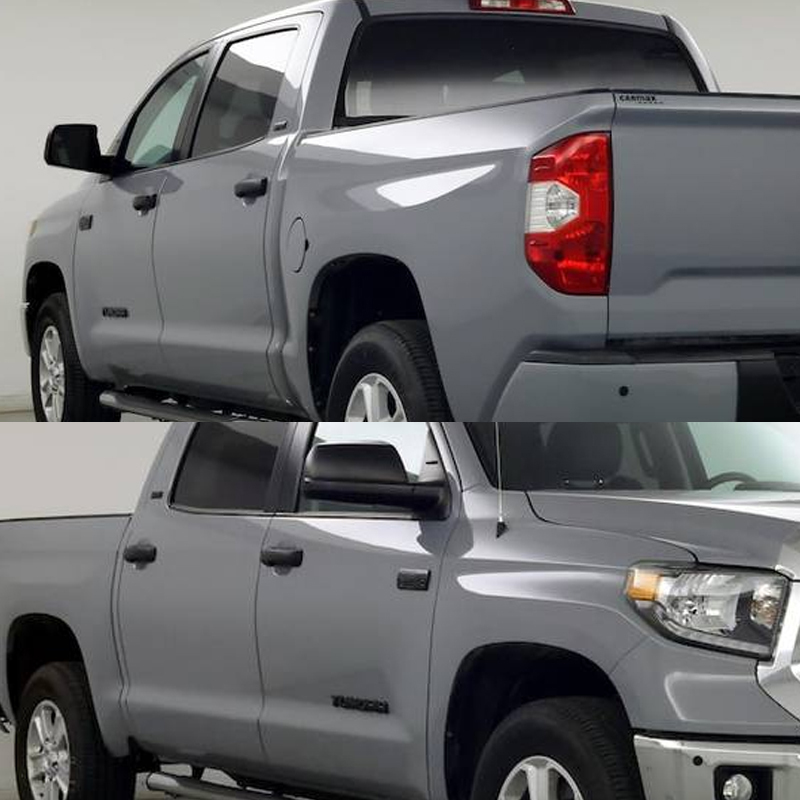 2PCS Tacoma Tundra Sequoia 4Runner ABS Plastic SR5 Overlay Letter Side Door Fender Matte Black Toyota 75455-0C050