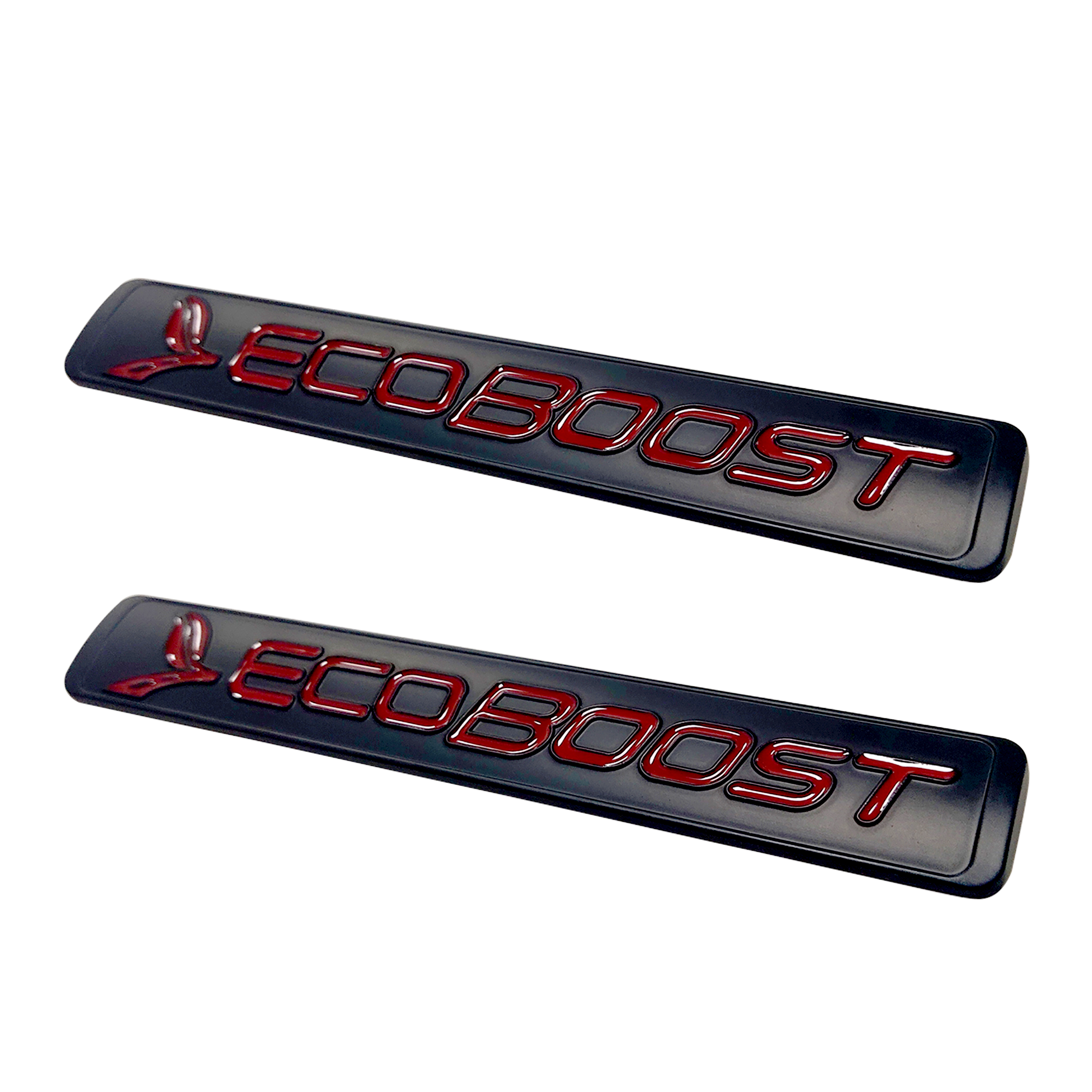 2011-2026 F-150 Mustang Explorer Ranger EcoSport Metal EcoBoost Fender Badge Black Red Ford Decal Nameplate