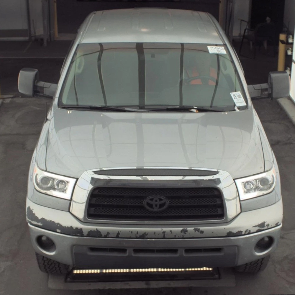 1pc 2007-2013 Tundra Plastic Front Grille Emblem Overlay Matte Black Toyota 75311-0C030