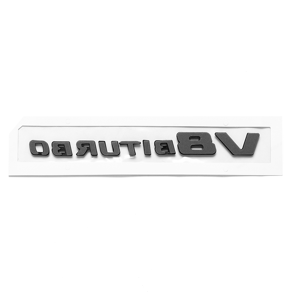 Mercedes Benz AMG 2015-2024 C63 E63 CL63 V8 BiTurbo Emblems Side Fender 3D Raised Letters Badges