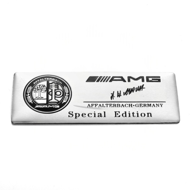 1Pcs Universal AMG Affalterbach Special Edition Interior Side Rear Badge Benz