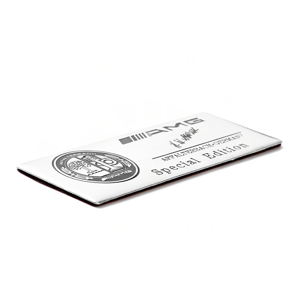 1Pcs Universal AMG Affalterbach Special Edition Interior Side Rear Badge Benz