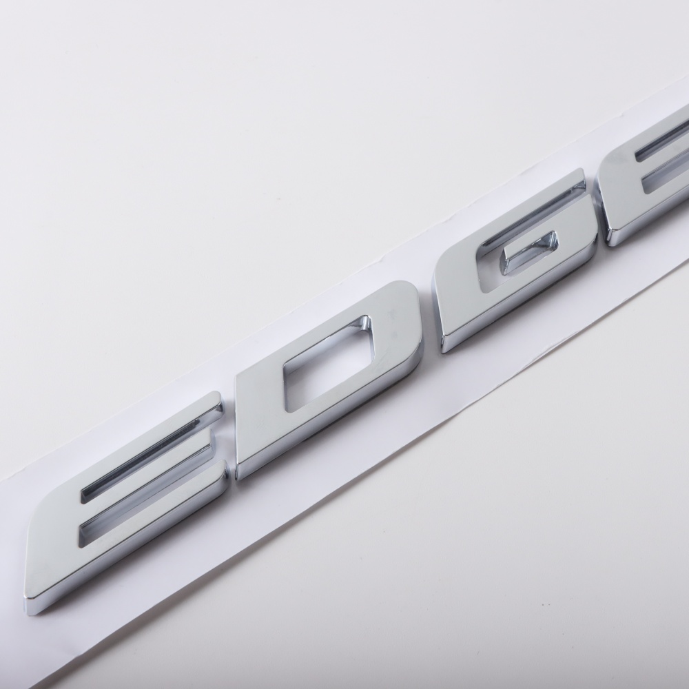 2015-2024 EDGE Chrome Tailgate Letters Rear Gloss Silver Ford KT4Z-5842528-M