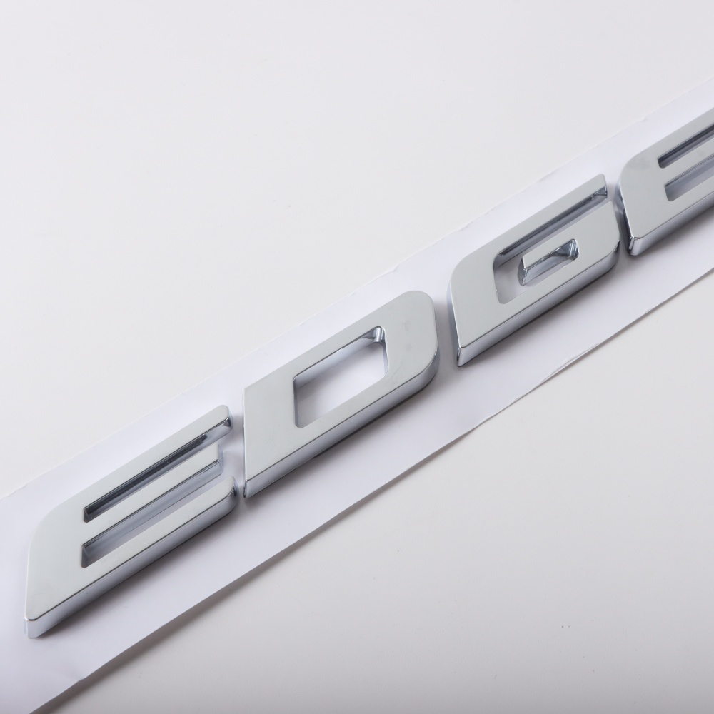 2015-2024 EDGE Chrome Tailgate Letters Rear Gloss Silver Ford KT4Z-5842528-M