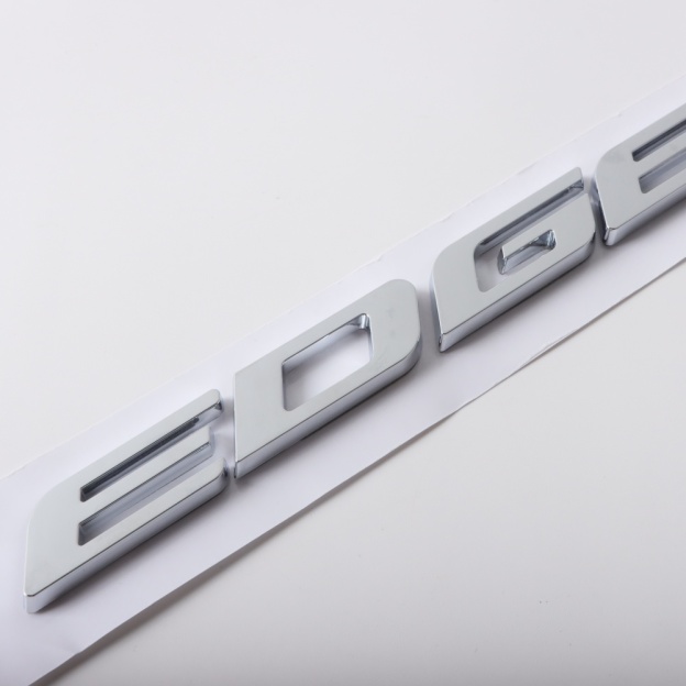 2015-2024 EDGE Chrome Tailgate Letters Rear Gloss Silver Ford KT4Z-5842528-M