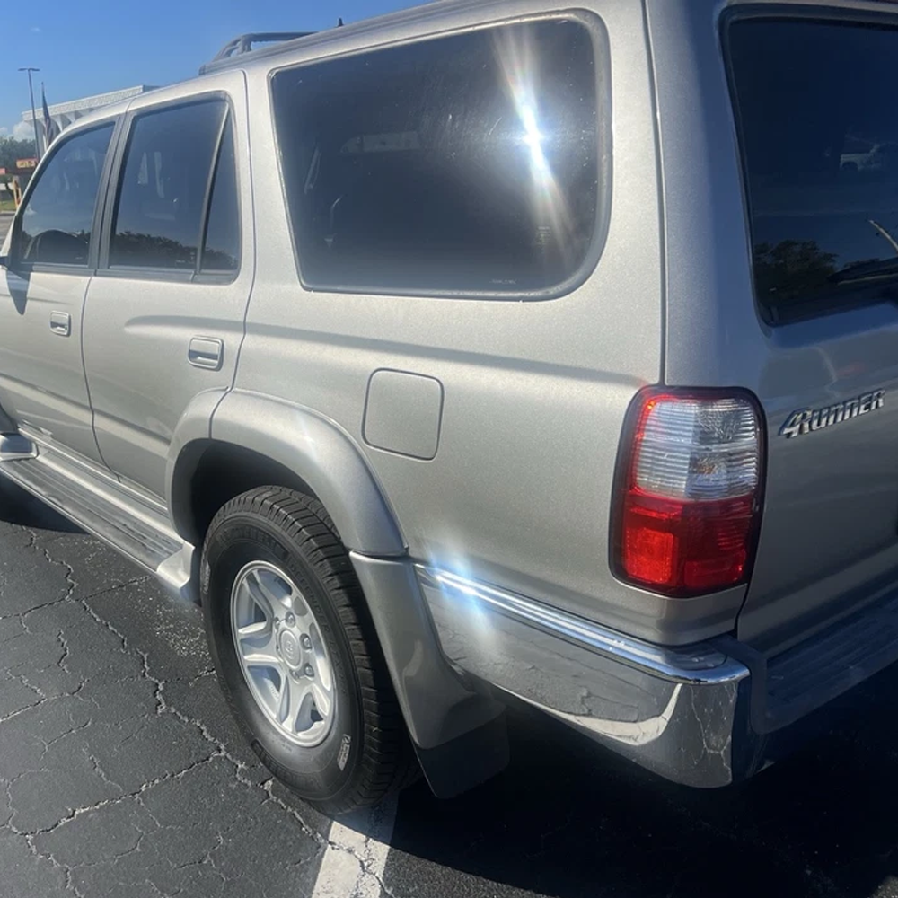 1PCS 1996-2002 4Runner ABS Plastic Letter Rear Tailgate Trunk Gloss Silver Toyota 75445-35060