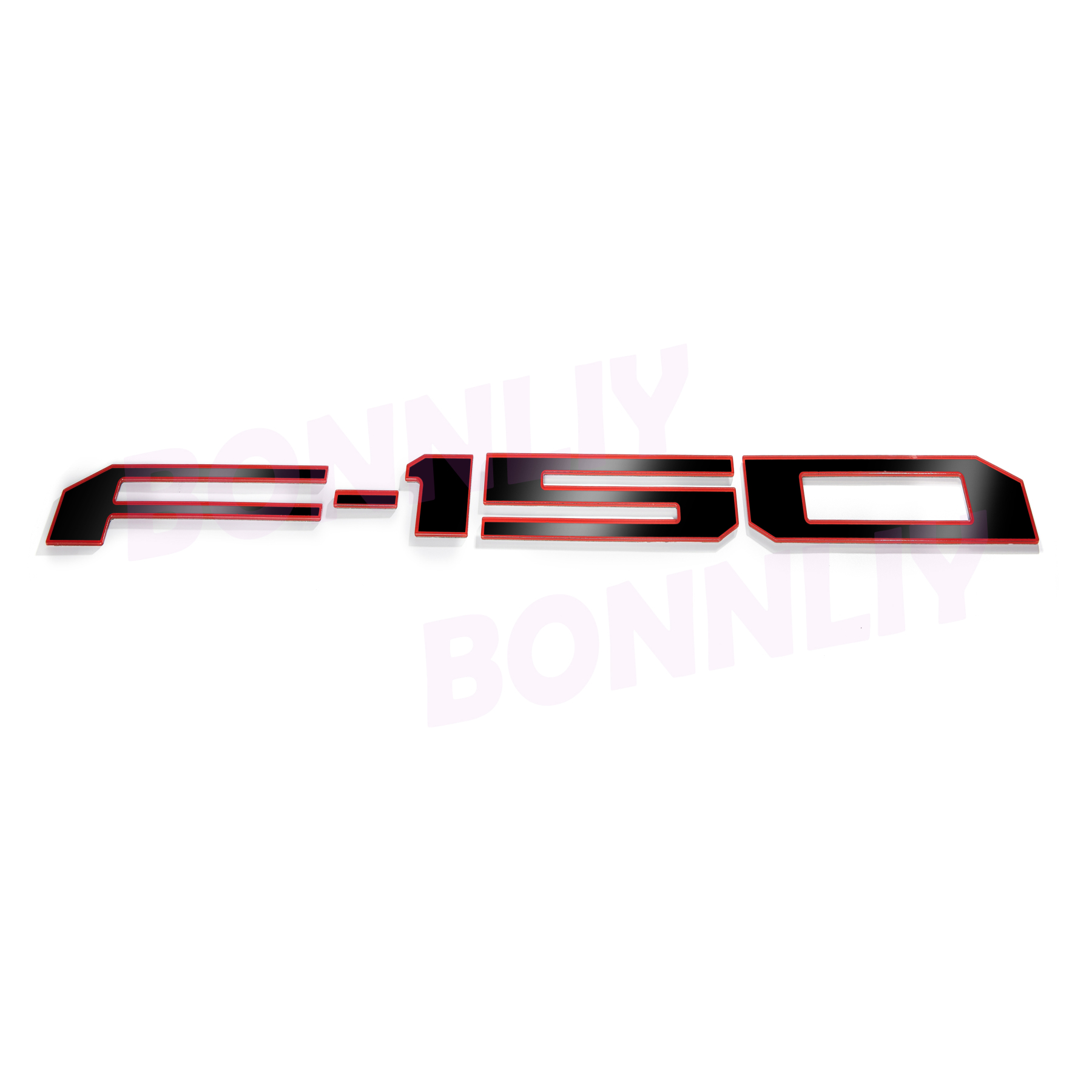 2018-2020 F-150 Tailgate Letters Acrylic Black Red Ford VJL3Z-9942528-A