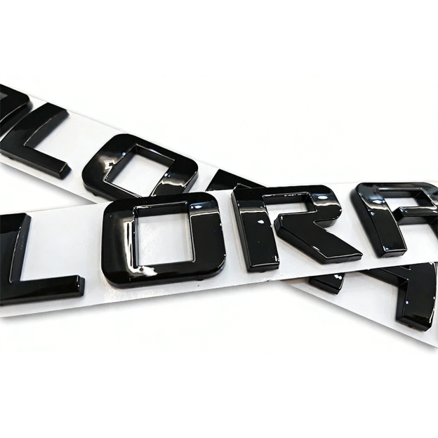 3Pcs 2007-2020 Colorado ABS Plastics Letter Gloss Black Chevrolet 