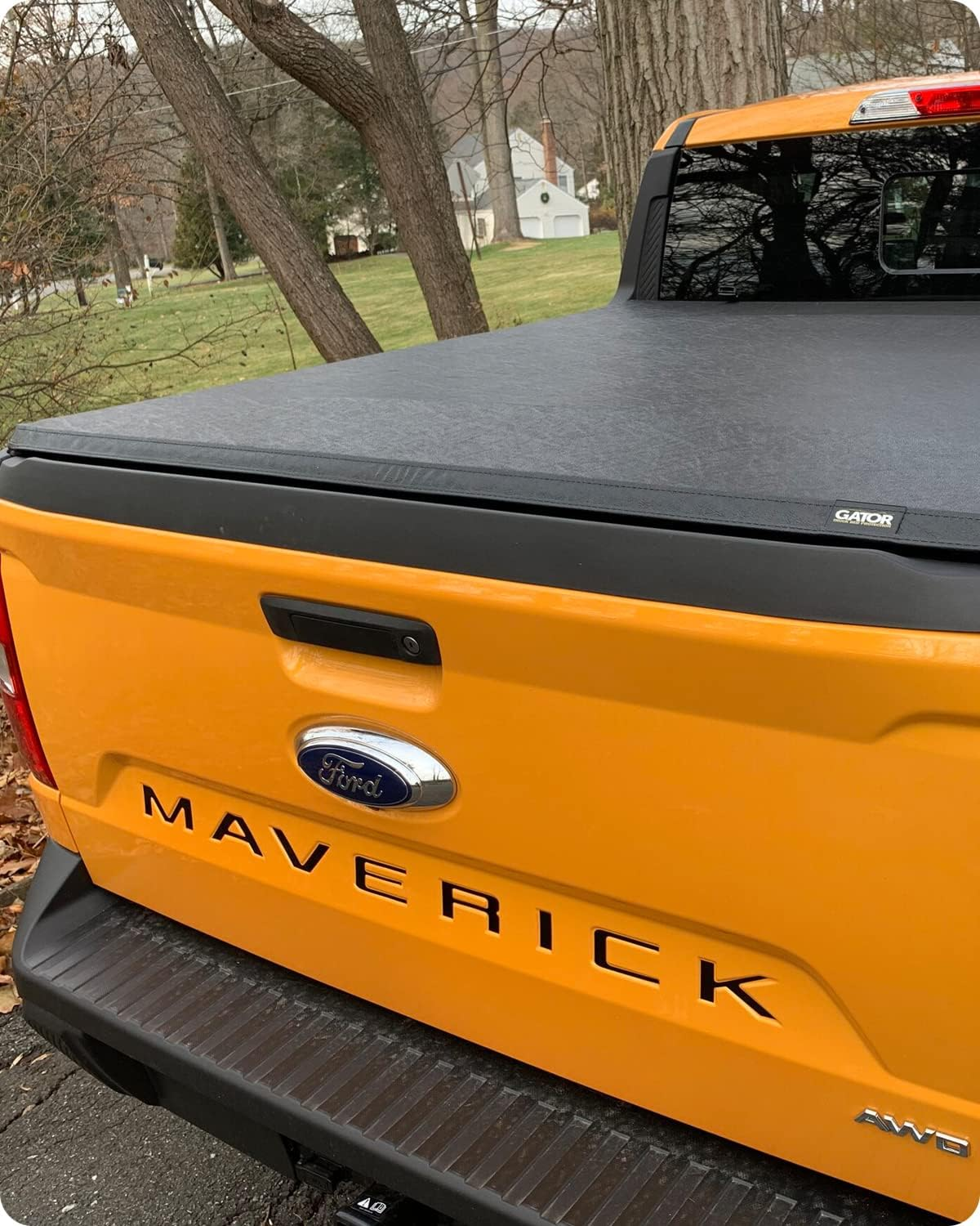  Ford MAVERICK 2022-2023 Rear Tailgate Emblems Letters Nameplate 3D Decal Sticker Matte Black