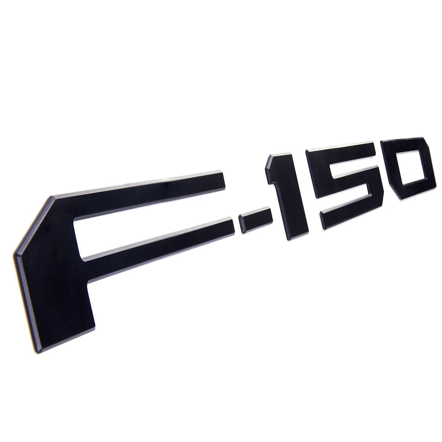 Fit For 2021-2025 F-150 ABS Rear Trunk Tailgate Inserts Letters 3D Decals Gloss Black Ford 