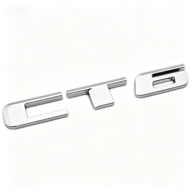 1PC CT6 Plastic Rear Trunk Decklid Letter Sport Chrome Cadillac 