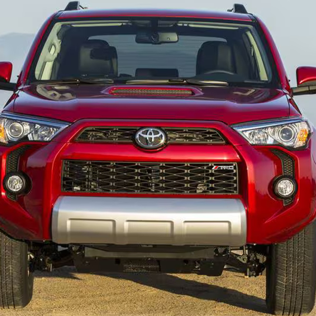1PC TRD Front Grille Emblem Metal Chrome Toyota