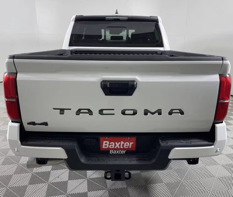 1 Set 2024 2025 2026 Tacoma Abs Plastic Tailgate Letters Matte Black Toyota 