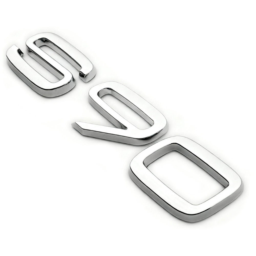 2004-2009 S60 Chrome AWD Tailgate Letter Gloss Silver Volvo 9157130