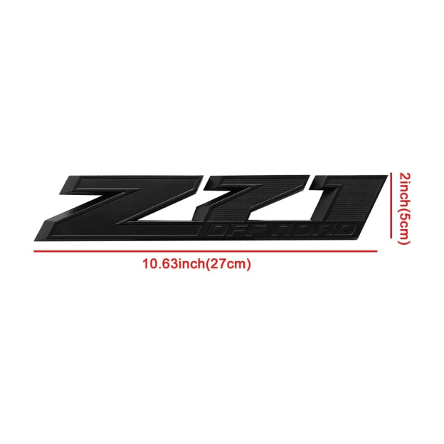 2Pc 2016-2020 Colorado Plastic Z71 Off Road Letter Matte Black Chevrolet 84126998