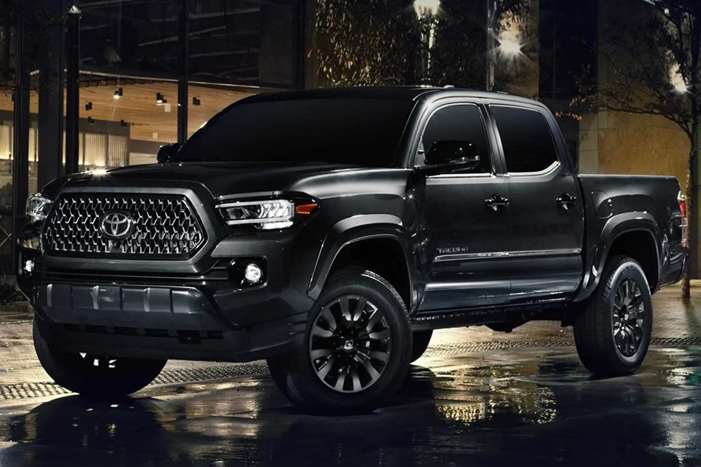 7PCS 2005-2015 Tacoma PreReunner SRS V6  Emblem Matte Black Toyota