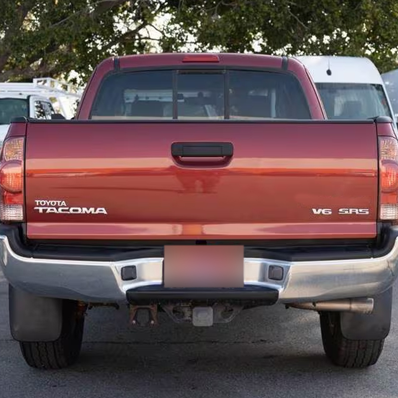 4X 2005-2015 Tacoma Tailgate V6 SR5 Emblem Kit Rear Trunk Badge Gloss Chrome Toyota 