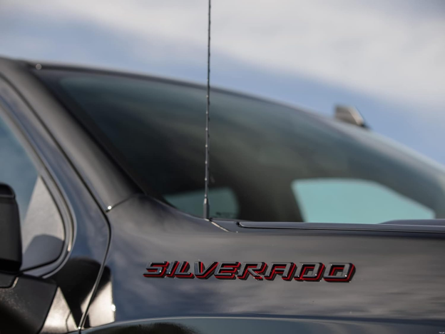 4pcs 2007-2018 Silverado 1500 2500 Plastic Front Rear Door Side Tailgate Letters Black Red Chevrolet