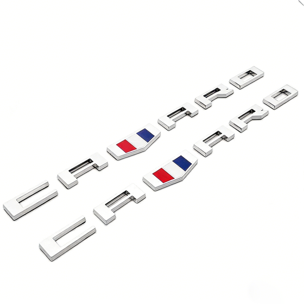 2PcS 2016-2019 Camaro ABS Plastics Letter Gloss Silver Chevrolet 84336885 