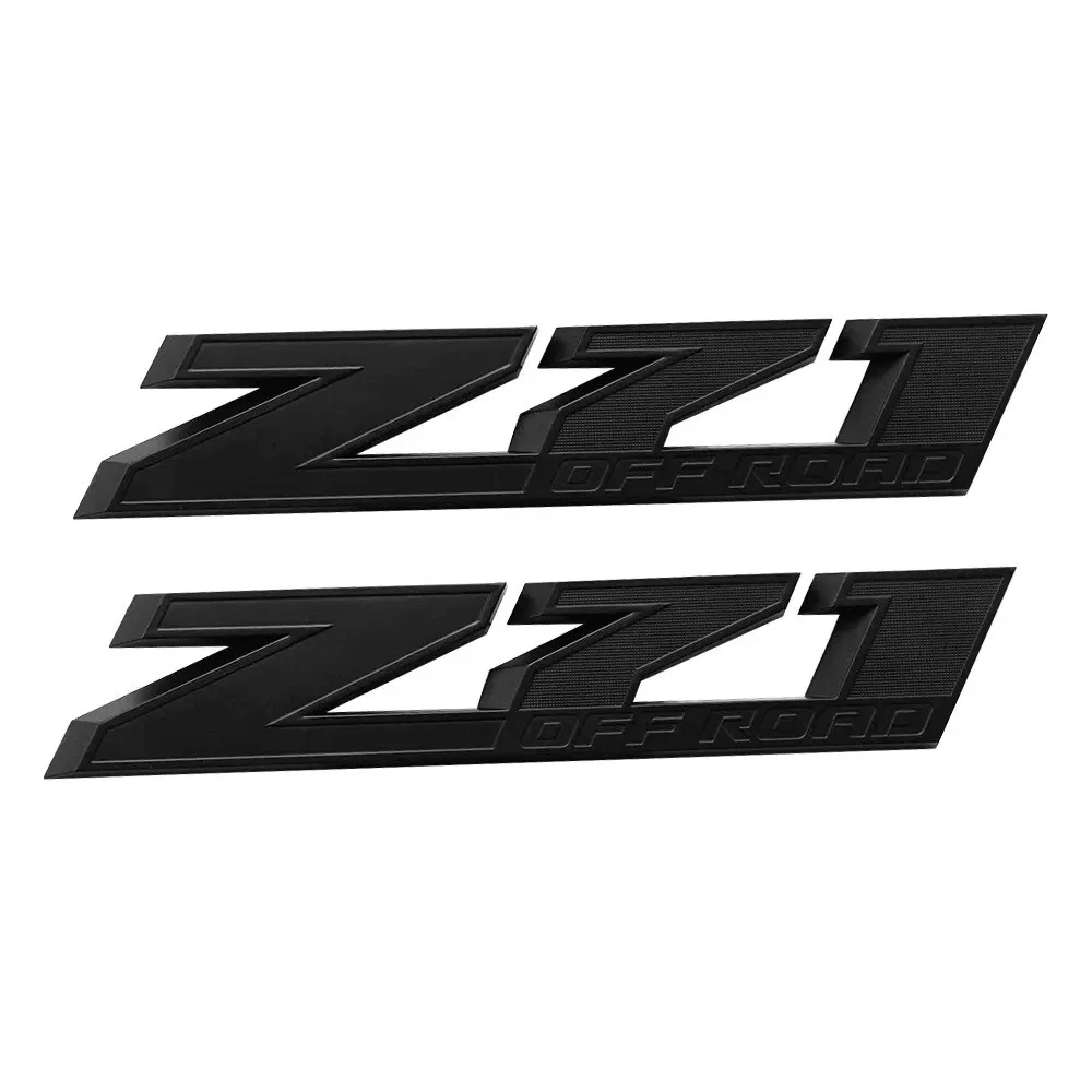 2Pc 2016-2020 Colorado Plastic Z71 Off Road Letter Matte Black Chevrolet 84126998