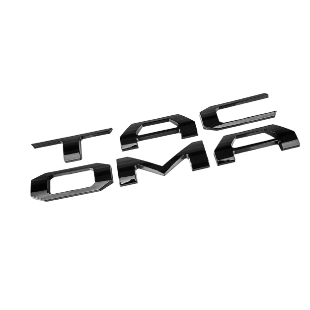 6Pcs Of Letters 2016-2023 Tacoma Abs Plastic Tailgate Letters Gloss Red Toyota 