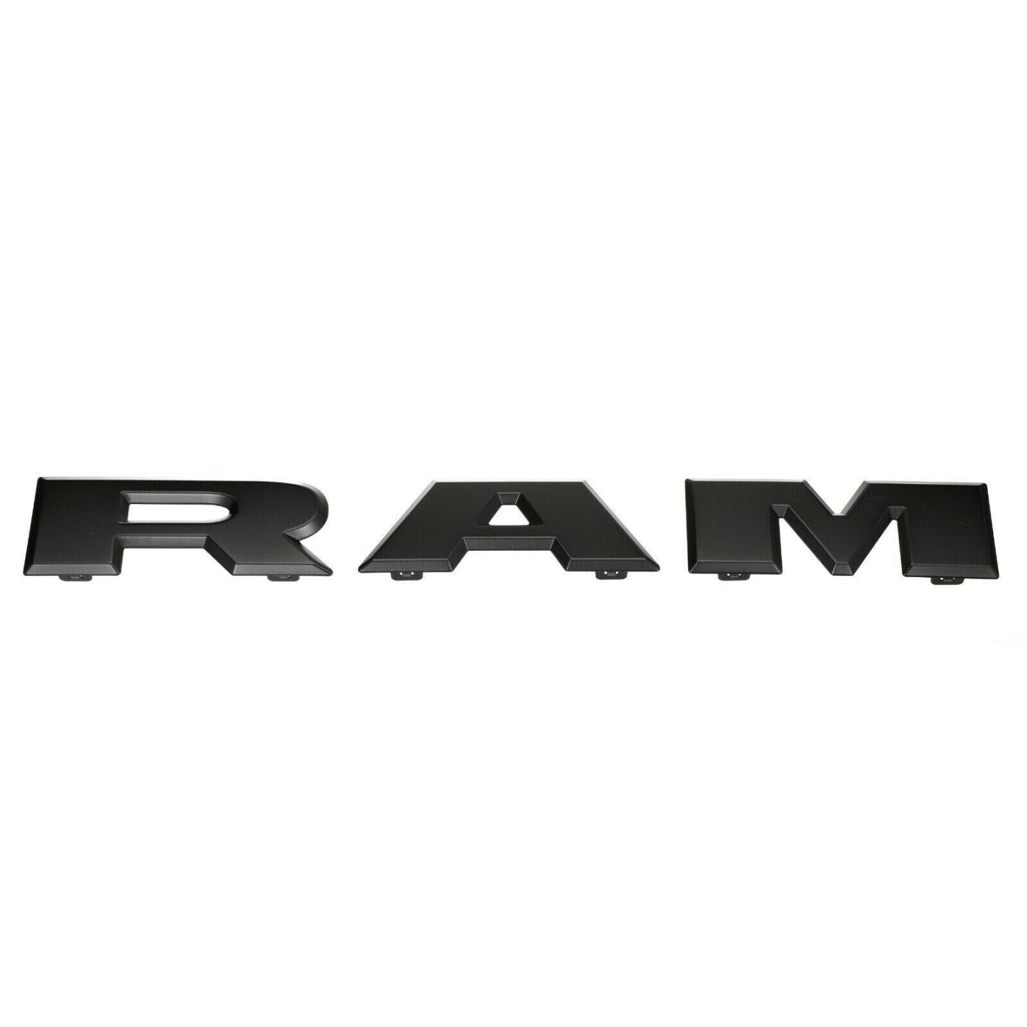 Dodge RAM 1500 2019-2023 Front Grille Emblem Grill Badge Nameplate Matte Black