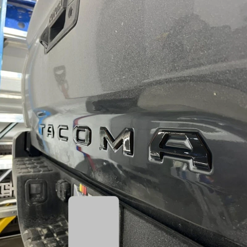 6Pcs Of Letters 2016-2023 Tacoma Abs Plastic Tailgate Letters Gloss Red Toyota 