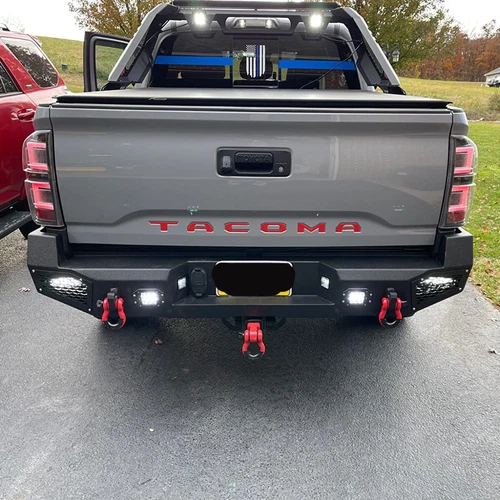 1 Set 2024 2025 2026 Tacoma Abs Plastic Tailgate Letters Gloss Red Toyota 