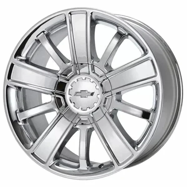 1PC 2014-2018 Silverado High Country Plastic 20in Wheel Center Hub Cap Chrome Chevrolet 22871243
